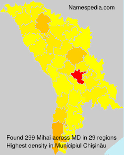 Surname Mihai in Moldova Surname Mihai in Moldova