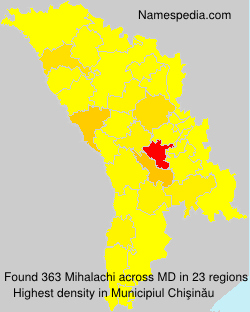 Surname Mihalachi in Moldova Surname Mihalachi in Moldova