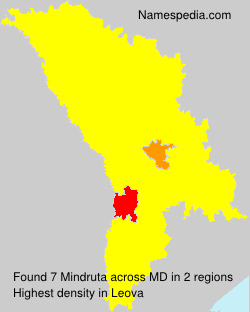 Surname Mindruta in Moldova Surname Mindruta in Moldova