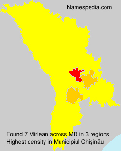 Surname Mirlean in Moldova Surname Mirlean in Moldova