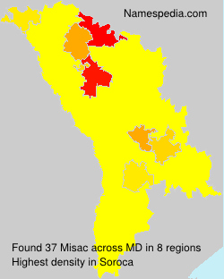Surname Misac in Moldova Surname Misac in Moldova