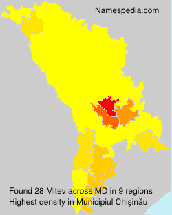Surname Mitev in Moldova Surname Mitev in Moldova