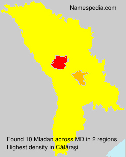 Surname Mladan in Moldova