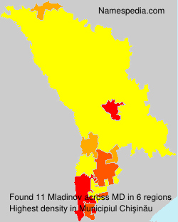 Surname Mladinov in Moldova