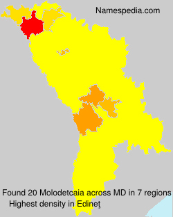 Surname Molodetcaia in Moldova Surname Molodetcaia in Moldova