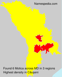 Surname Motica in Moldova Surname Motica in Moldova