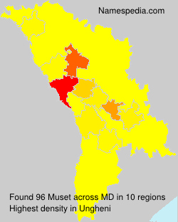 Surname Muset in Moldova Surname Muset in Moldova