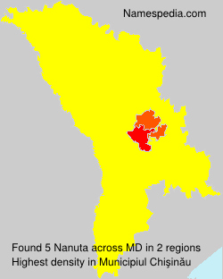 Surname Nanuta in Moldova Surname Nanuta in Moldova