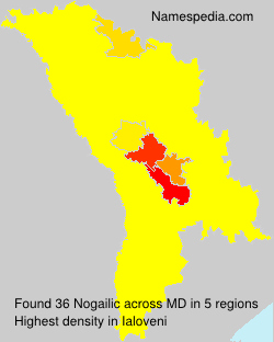 Surname Nogailic in Moldova Surname Nogailic in Moldova