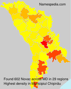 Surname Novac in Moldova Surname Novac in Moldova