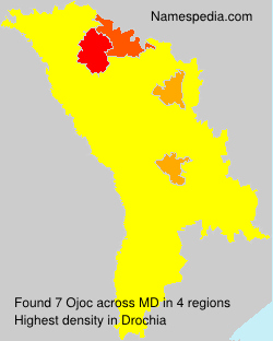 Surname Ojoc in Moldova Surname Ojoc in Moldova