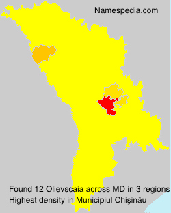 Surname Olievscaia in Moldova Surname Olievscaia in Moldova