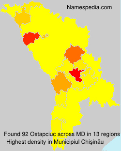 Surname Ostapciuc in Moldova Surname Ostapciuc in Moldova