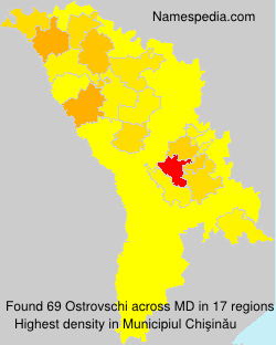 Surname Ostrovschi in Moldova Surname Ostrovschi in Moldova