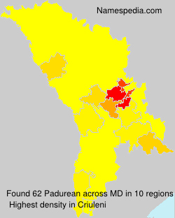 Surname Padurean in Moldova Surname Padurean in Moldova