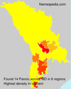 Surname Panciu in Moldova Surname Panciu in Moldova