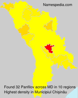 Surname Panfilov in Moldova Surname Panfilov in Moldova