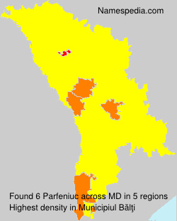 Surname Parfeniuc in Moldova Surname Parfeniuc in Moldova