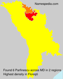 Surname Parfinescu in Moldova Surname Parfinescu in Moldova
