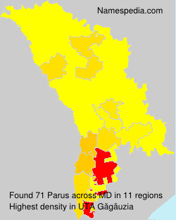 Surname Parus in Moldova Surname Parus in Moldova