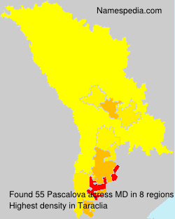 Surname Pascalova in Moldova Surname Pascalova in Moldova