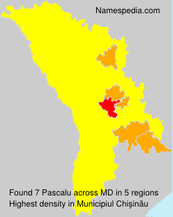 Surname Pascalu in Moldova Surname Pascalu in Moldova