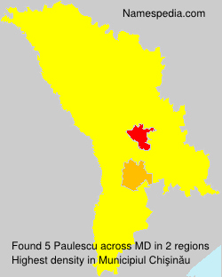 Surname Paulescu in Moldova Surname Paulescu in Moldova