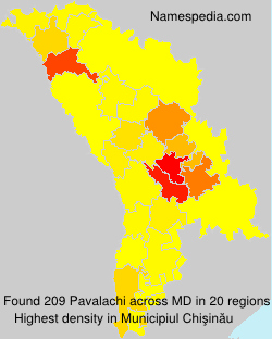 Surname Pavalachi in Moldova Surname Pavalachi in Moldova