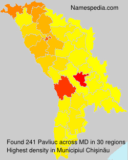 Surname Pavliuc in Moldova Surname Pavliuc in Moldova