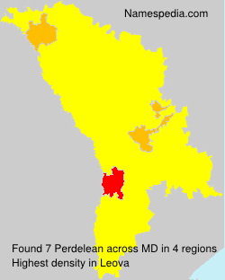 Surname Perdelean in Moldova Surname Perdelean in Moldova