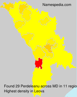 Surname Perdeleanu in Moldova Surname Perdeleanu in Moldova