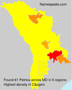 Surname Petrica in Moldova Surname Petrica in Moldova
