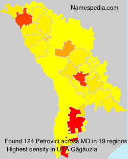 Surname Petrovici in Moldova Surname Petrovici in Moldova