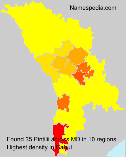 Surname Pintilii in Moldova Surname Pintilii in Moldova