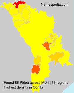 Surname Pirlea in Moldova Surname Pirlea in Moldova