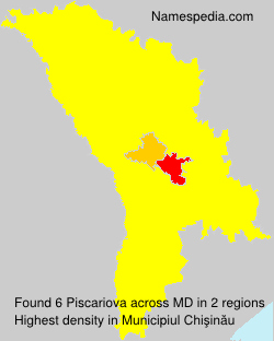 Surname Piscariova in Moldova Surname Piscariova in Moldova