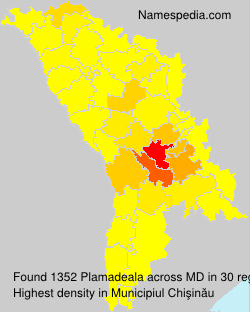 Surname Plamadeala in Moldova Surname Plamadeala in Moldova