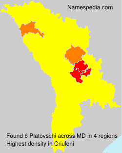 Surname Platovschi in Moldova Surname Platovschi in Moldova