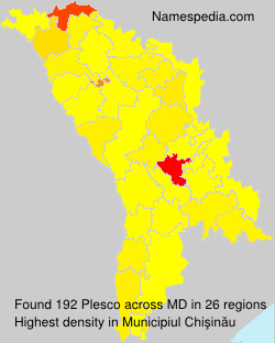 Surname Plesco in Moldova Surname Plesco in Moldova