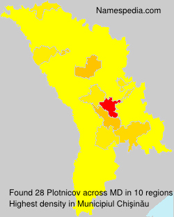 Surname Plotnicov in Moldova Surname Plotnicov in Moldova