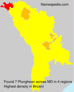 Surname Plunghean in Moldova Surname Plunghean in Moldova