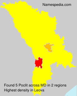 Surname Poclit in Moldova Surname Poclit in Moldova