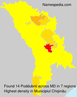 Surname Poddubnii in Moldova Surname Poddubnii in Moldova
