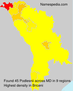Surname Podlesnii in Moldova Surname Podlesnii in Moldova