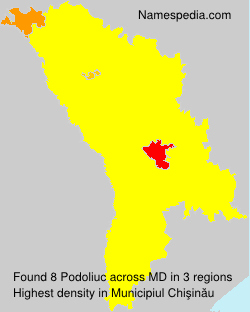 Surname Podoliuc in Moldova Surname Podoliuc in Moldova