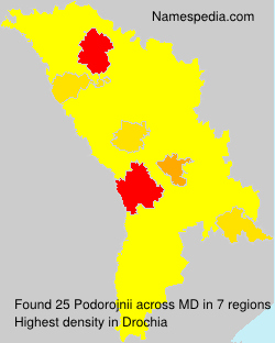 Surname Podorojnii in Moldova Surname Podorojnii in Moldova