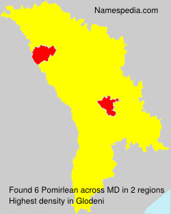Surname Pomirlean in Moldova Surname Pomirlean in Moldova