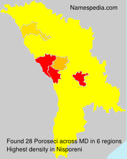 Surname Poroseci in Moldova Surname Poroseci in Moldova