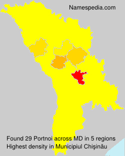 Surname Portnoi in Moldova