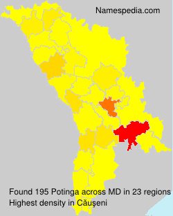 Surname Potinga in Moldova Surname Potinga in Moldova